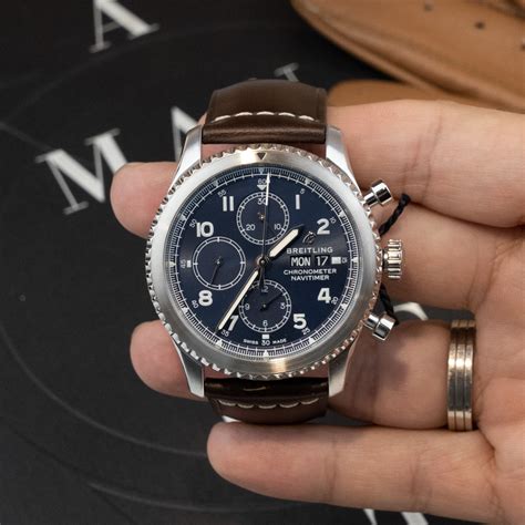 aviation breitling navitimer 8 blue dial|breitling navitimer bezel.